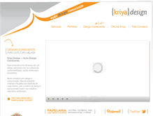 Tablet Screenshot of kriyadesign.com.br